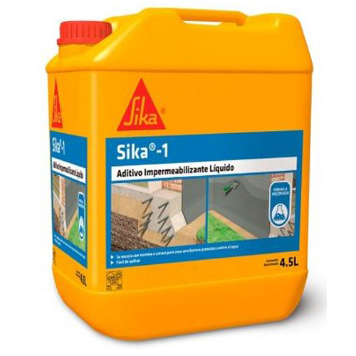 Sika 1 impermeabilizante liquido 4.5 Lts