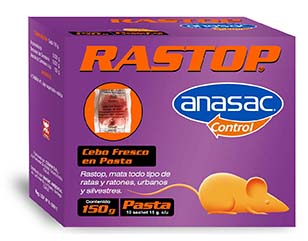 Rastop pasta raticida 150gr Anasac