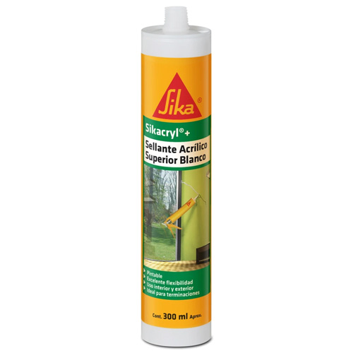 Sellador acrílico pintable blanco Sikacryl 300ml