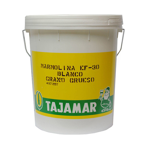 Marmolina EF-30 grano grueso blanco tineta 25 kg Tajamar