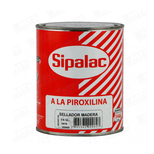 Sellador para madera a la piroxilina 1/4 gl Sipa