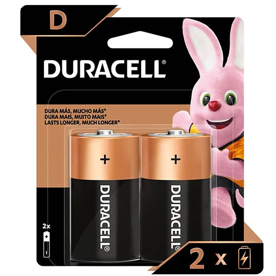 Pila D Duracell (calefont) pack 2 unidades