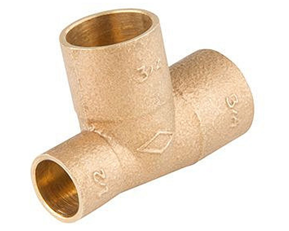 Tee bronce 3/4'' x 3/4'' x 1/2'' SO