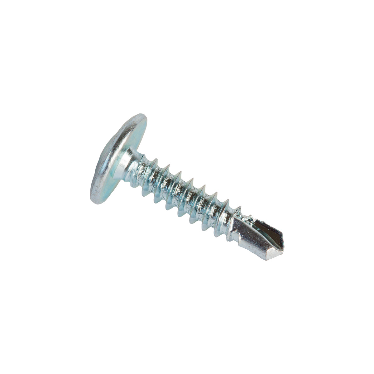 Tornillo lenteja (truss) p/broca 8 x 1 zincado 100 uds.