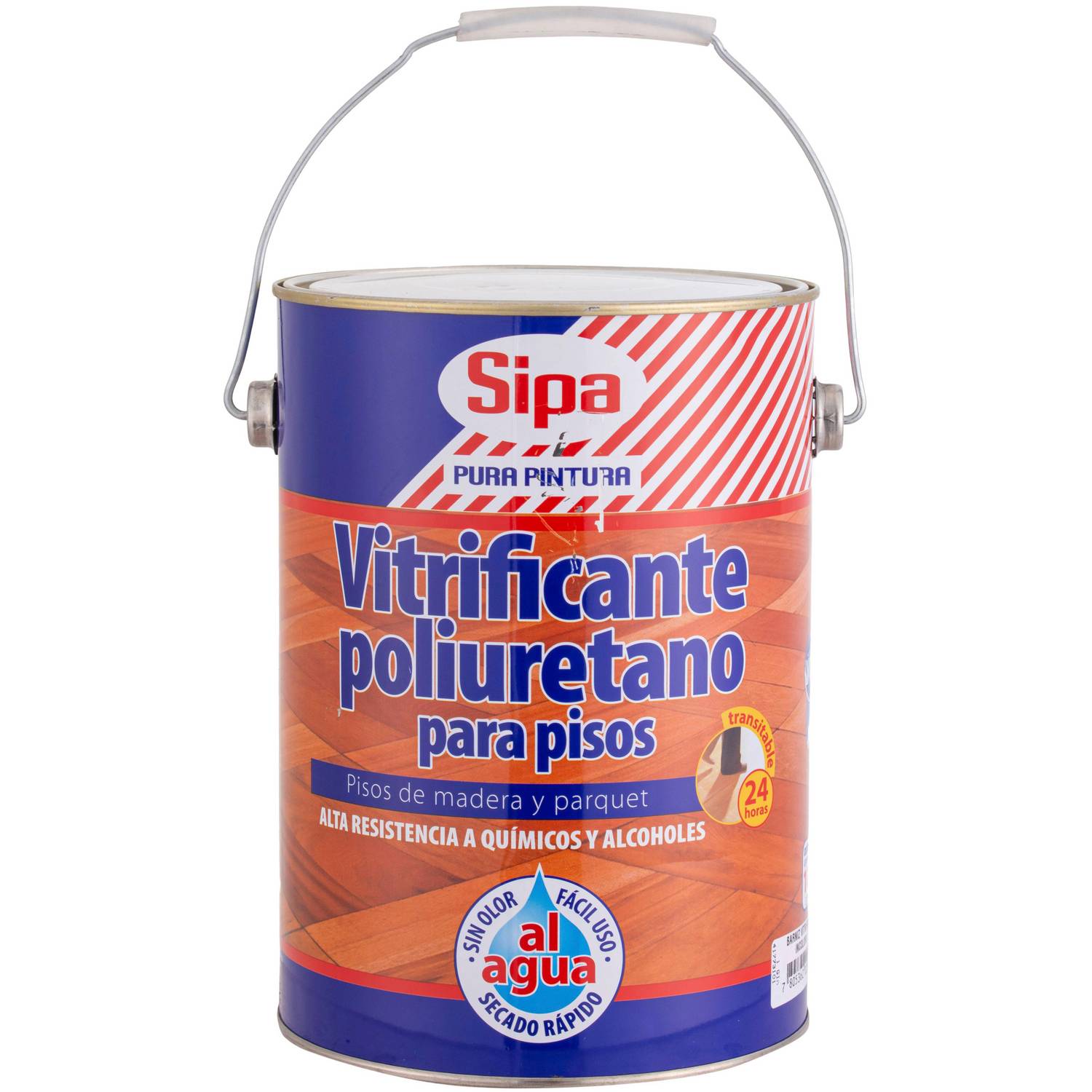 Vitrificante para pisos de madera al agua galon Sipa