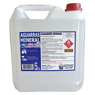 Aguarras mineral 5lt DIDEVAL