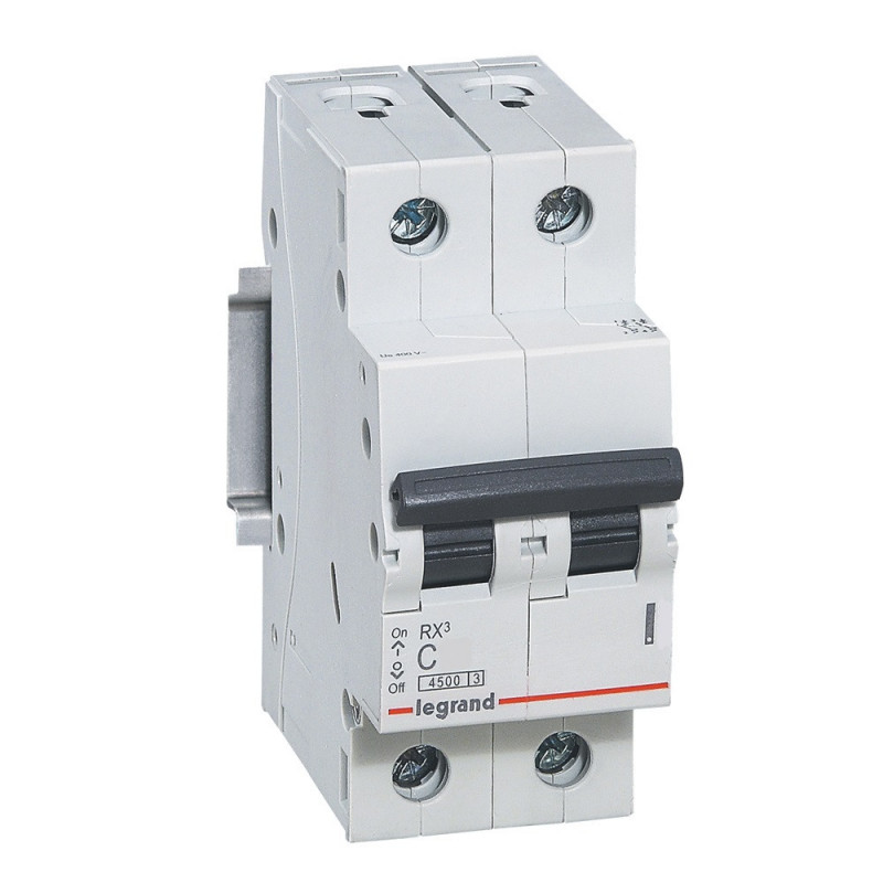 Interruptor Automatico bipolar 16 Amp RX3 1P+N C  Legrand