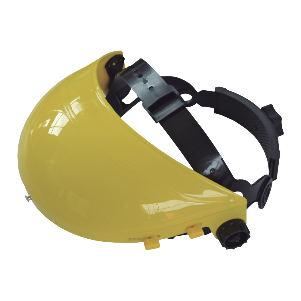 Casquete protector facial amarillo sin mica 8 x 16 Lioi