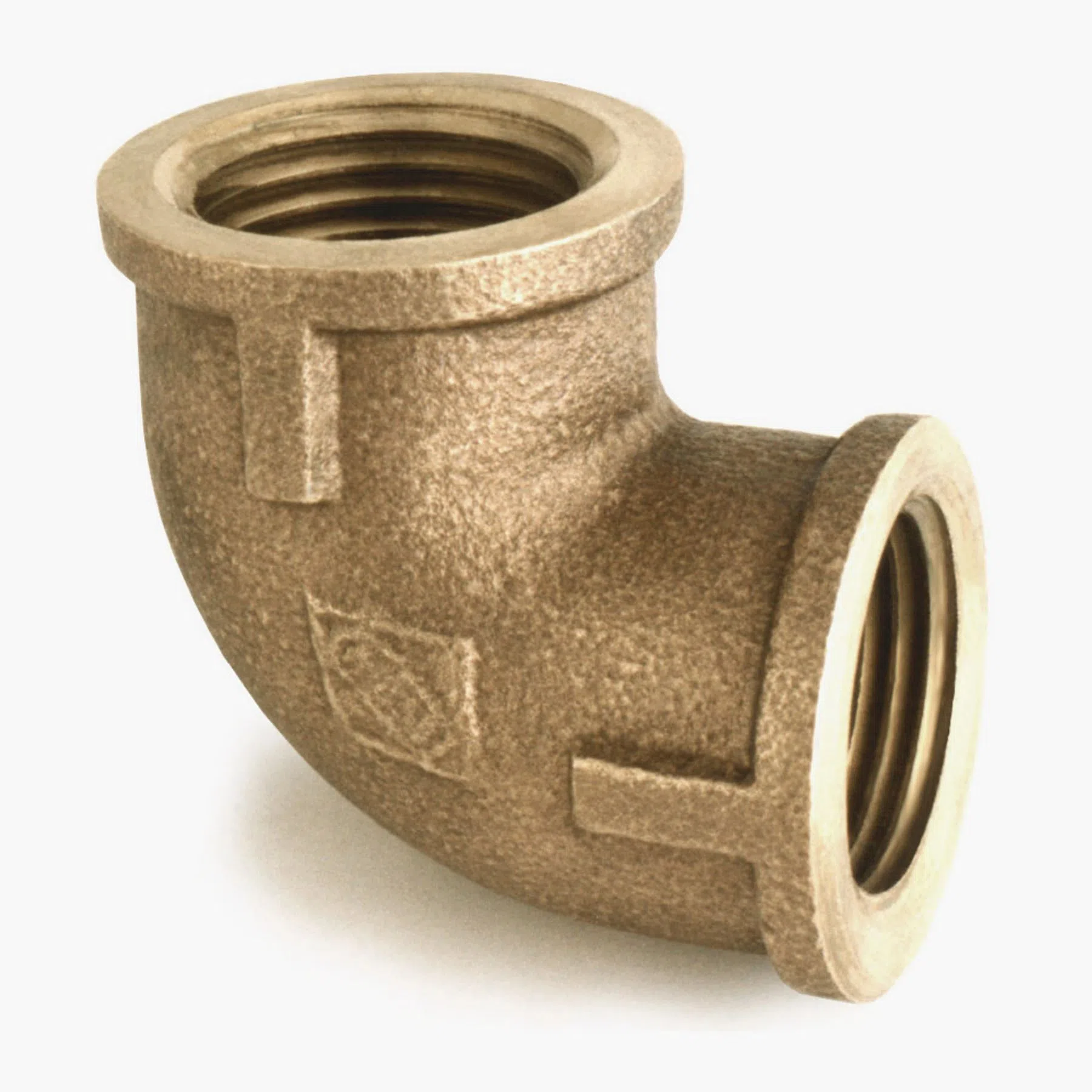 Codo bronce  1/2'' HI-HI