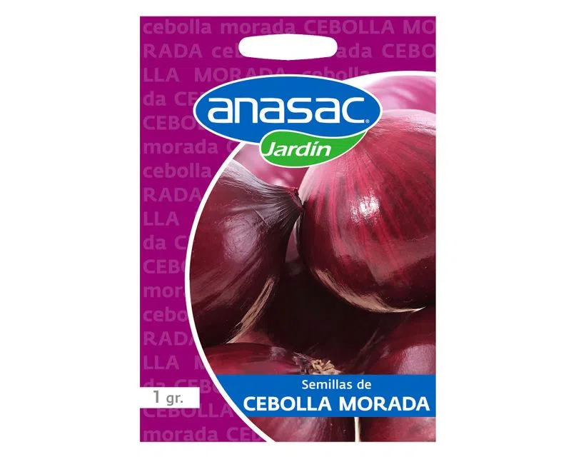 Semilla cebolla morada 1gr Anasac