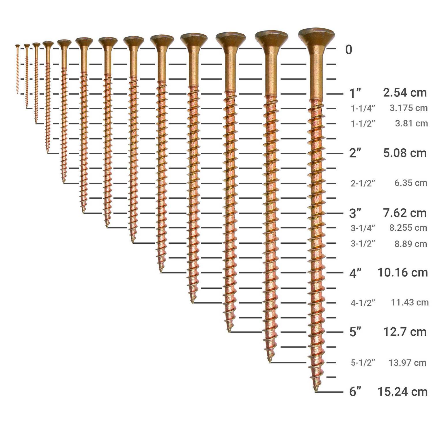 Tornillo multiuso o turbo 5.0 x 60 x unidad