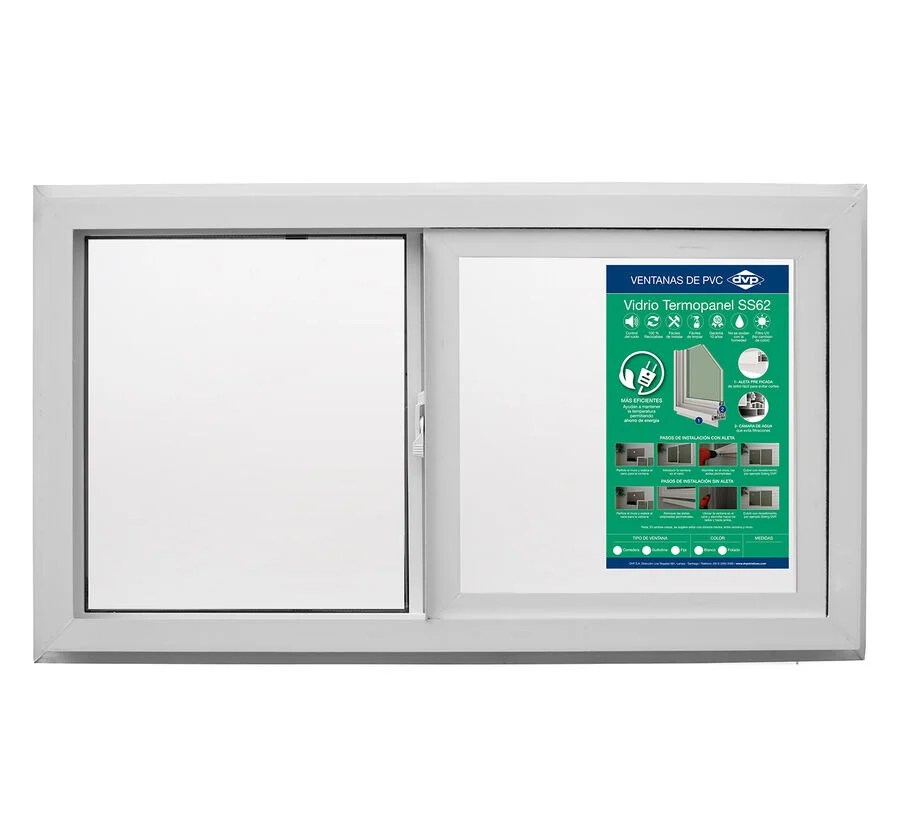 Ventana corredera advance 91 x 50 cm Termopanel DVP