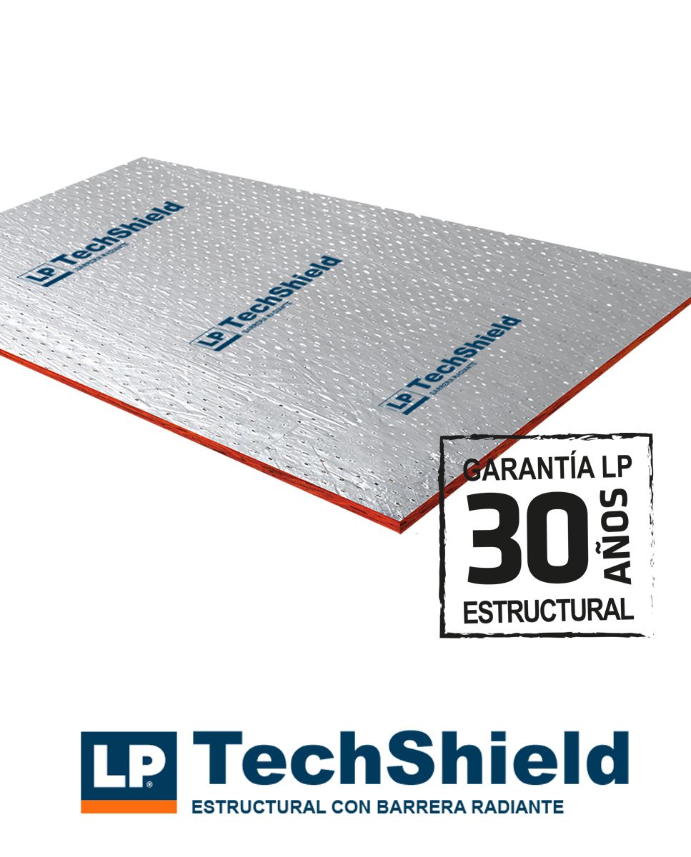 OSB APA Techshield aluminio 11.1 mm 1.22 x 2.44 mts LP