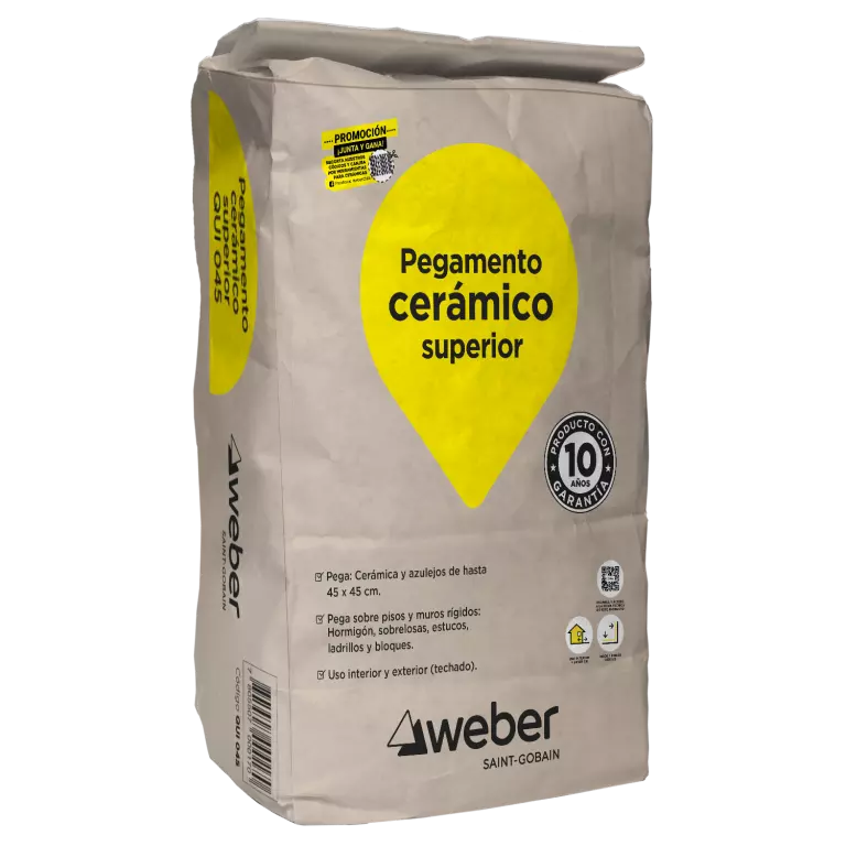 Weber Adhesivo cerámica superior saco 25kg