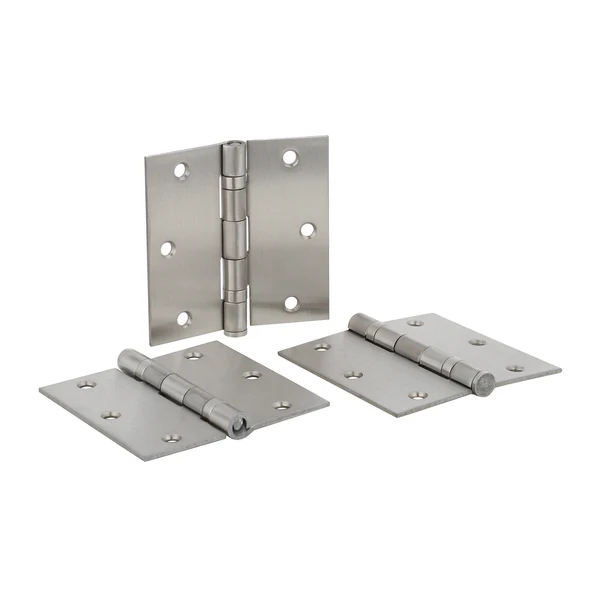 Bisagra 3.5 x 3.5´´x 2,2mm c/rodamientos Plata 3 unidades Odis