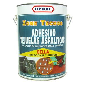 Adhesivo teja asfaltica y sello  Zone Techo Dynal Galon