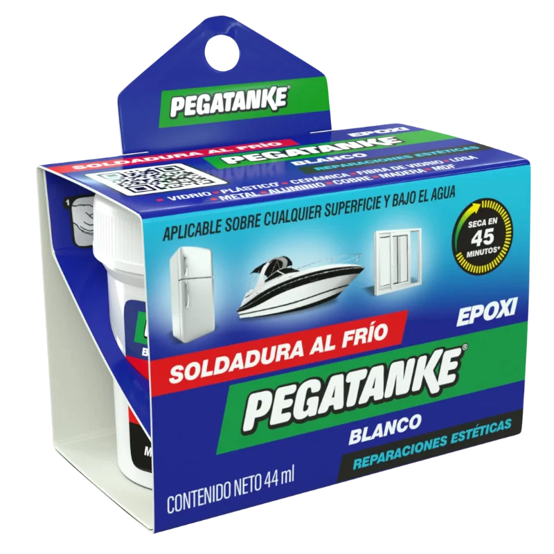 Adhesivo epoxico Pegatanke blanco 44ml